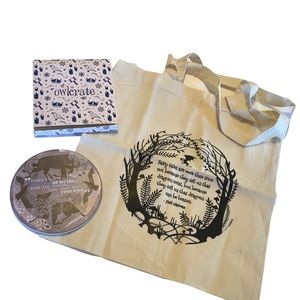 Neil Gaiman Tote and Trivet New Owlcrate
